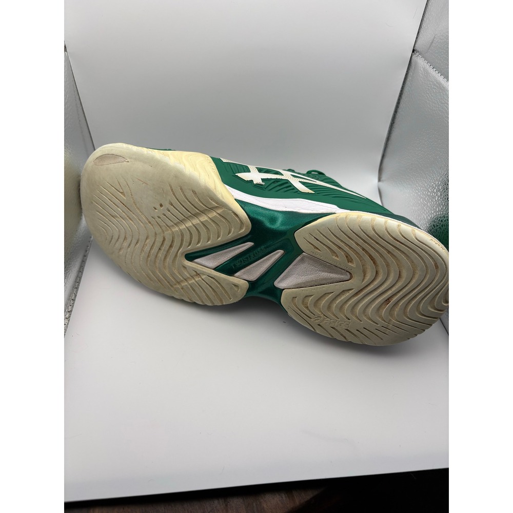 Asics Court FF 2 Novak Djokovic Green White Tennis Shoes Mens 1041A344-300 - Picture 10 of 10